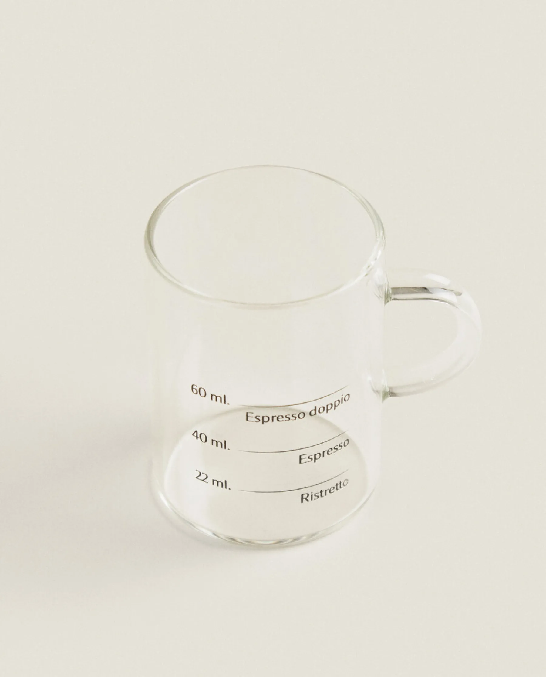 ZARA Home Borosilicate Glass Mug With Silk Screen