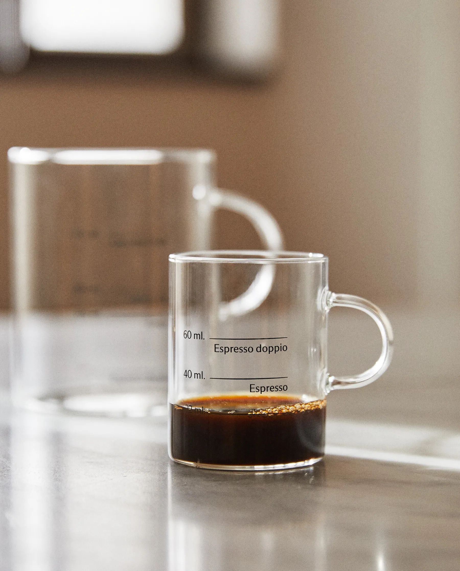 ZARA Home Borosilicate Glass Mug With Silk Screen