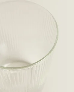ZARA Home Borosilicate Glass Mug With Lines