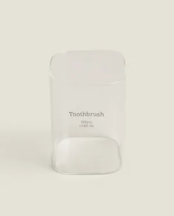 ZARA Home Borosilicate Glass Slogan Tumbler
