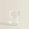 ZARA Home Borosilicate Glass Tumbler With Raised Lines