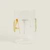 ZARA Home Borosilicate Glass Tumbler With Letters