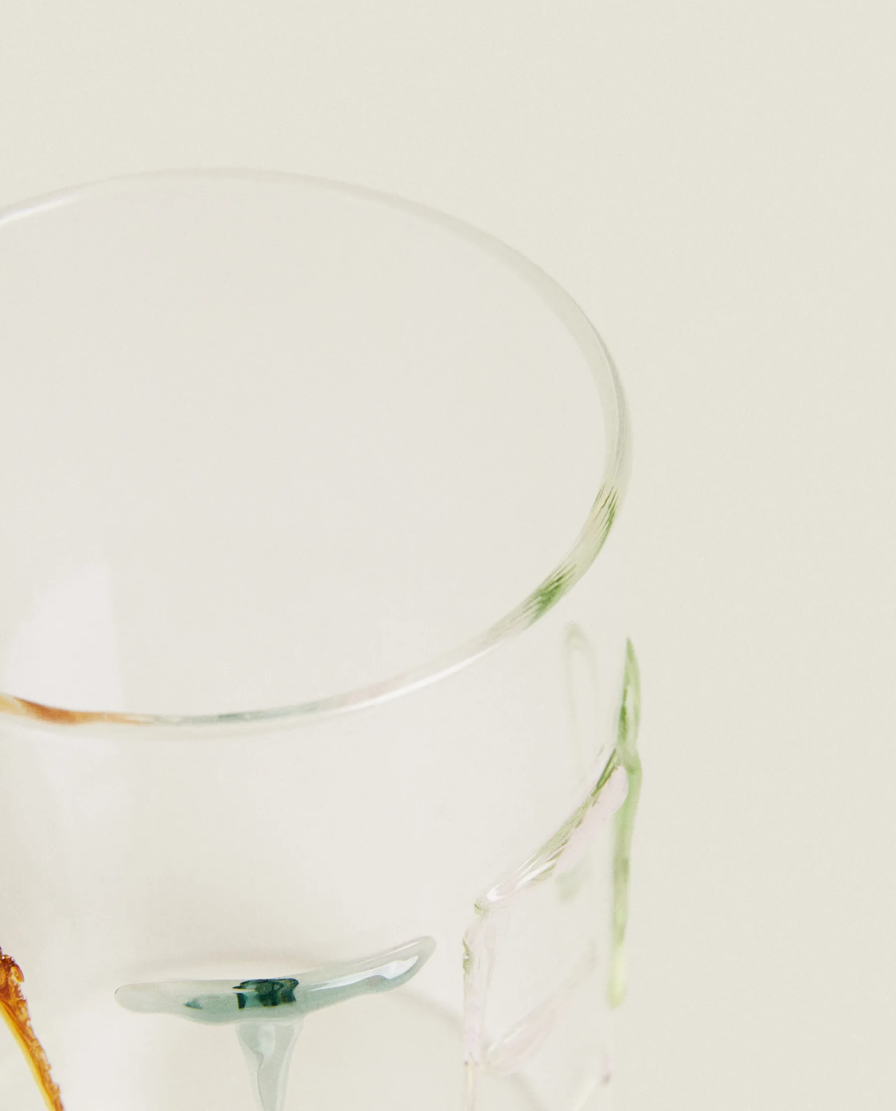 ZARA Home Borosilicate Glass Tumbler With Letters