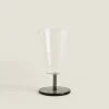 ZARA Home Borosilicate Wine Glass With Colored Stem