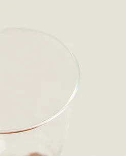 ZARA Home Borosilicate Wine Glass With Colored Stem