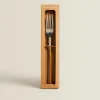 ZARA Home Box 4 Forks With Wood Pattern Handles
