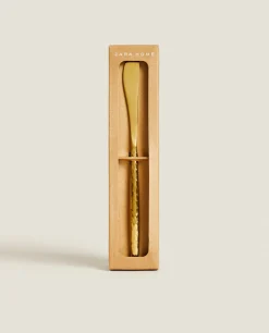 ZARA Home Box Of 4 Knives With Hammered Handle