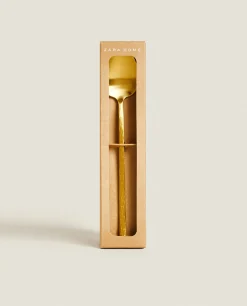 ZARA Home Box Of 4 Spoons With Hammered Handle