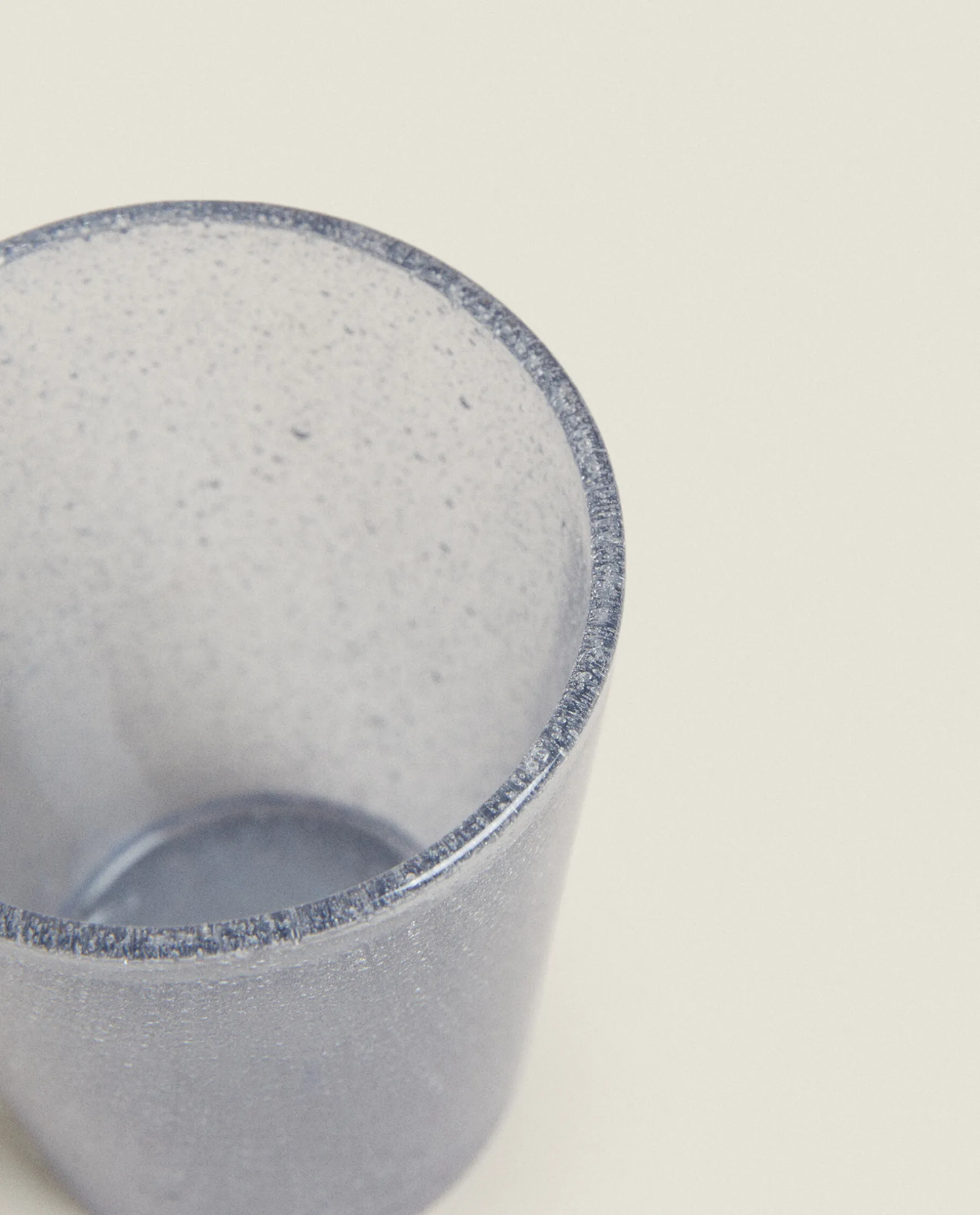 ZARA Home Bubble-Effect Glass Tumbler