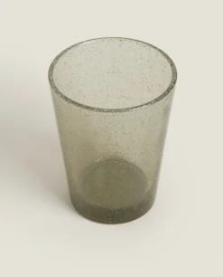 ZARA Home Bubble-Effect Glass Tumbler