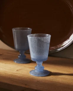 ZARA Home Bubble-Effect Wine Glass