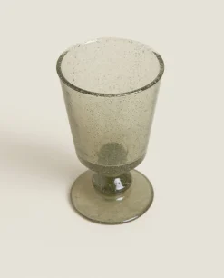 ZARA Home Bubble-Effect Wine Glass