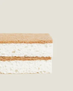 ZARA Home Cellulose And Fiber Non-Scratch Sponges (Pack Of 2)