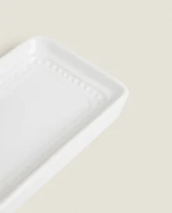 ZARA Home Ceramic Soap Dispenser With A Raised Design