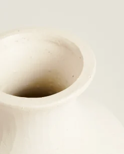 ZARA Home Ceramic Vase With Handle