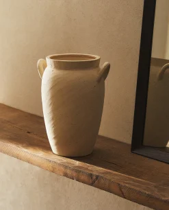 ZARA Home Ceramic Vase With Handles