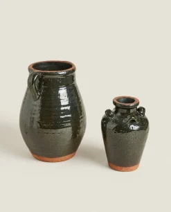 ZARA Home Ceramic Vase With Handles