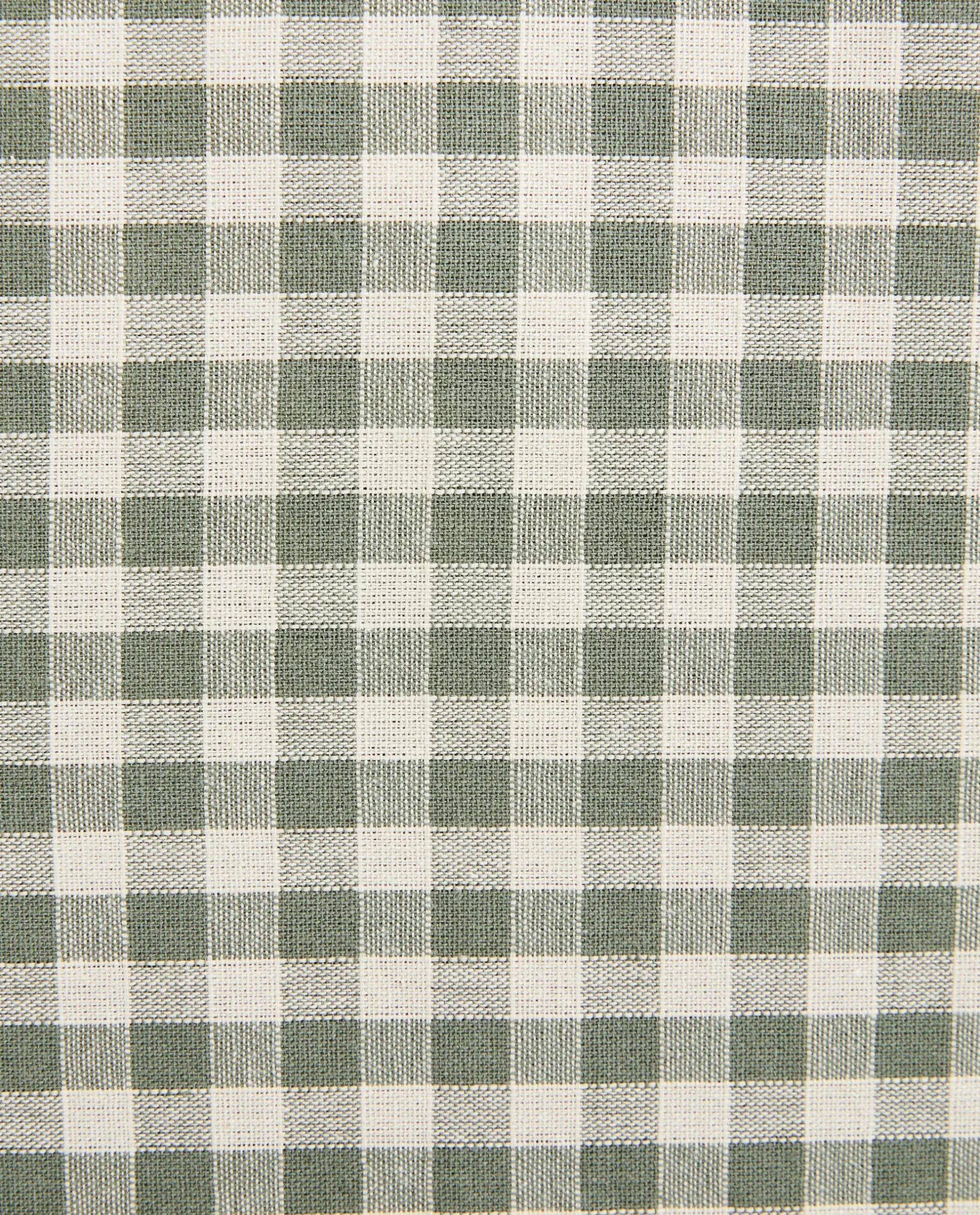 ZARA Home Check Apron With Ruffles