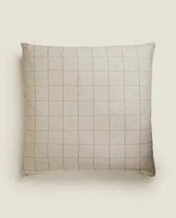 ZARA Home Check Flannel Pillowcase