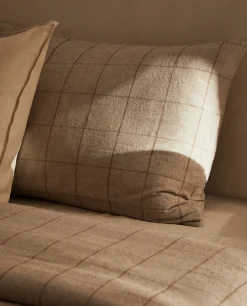 ZARA Home Check Flannel Pillowcase
