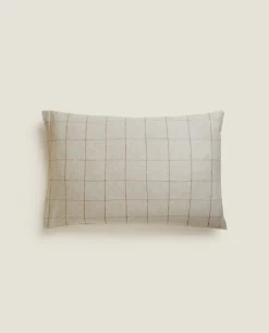 ZARA Home Check Flannel Pillowcase