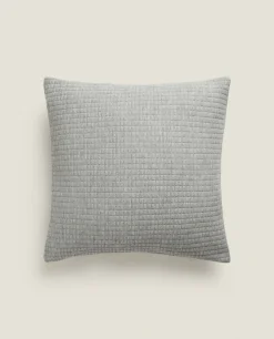 ZARA Home Check Jacquard Throw Pillow Cover