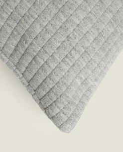 ZARA Home Check Jacquard Throw Pillow Cover