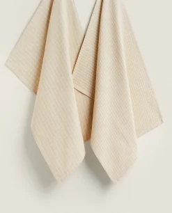ZARA Home Check Kitchen Towel (Pack Of 2)
