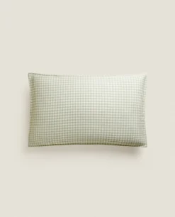 ZARA Home Check Pillowcase