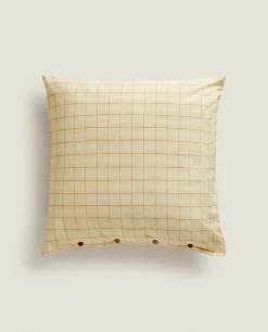 ZARA Home Checked Pillowcase
