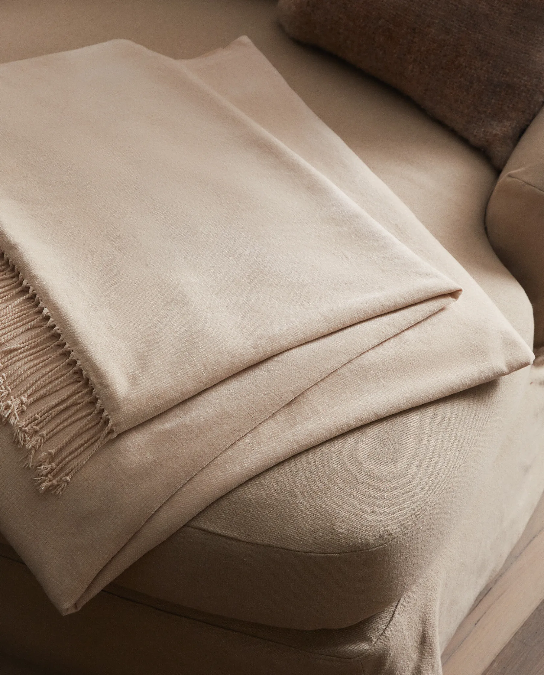 ZARA Home Chenille Blanket