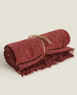 ZARA Home Chenille Blanket