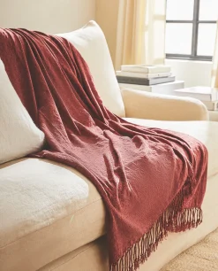 ZARA Home Chenille Blanket