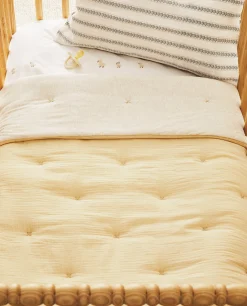 ZARA Home Chiffon And Cotton Jersey Quilt