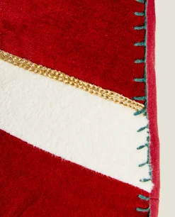 ZARA Home Children'S Candy Cane Christmas Pillow