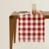 ZARA Home Christmas Check Table Runner
