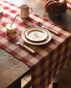 ZARA Home Christmas Check Table Runner