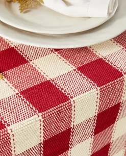 ZARA Home Christmas Check Table Runner