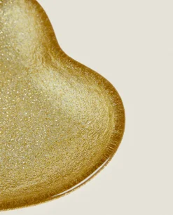 ZARA Home Christmas Heart Glass Bowl