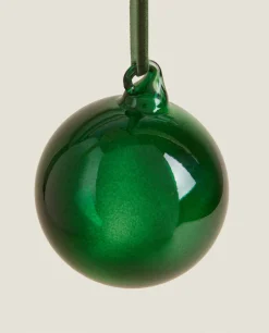 ZARA Home Christmas Plain Glass Bauble Decoration