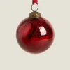 ZARA Home Christmas Spiral Glass Bauble Decoration