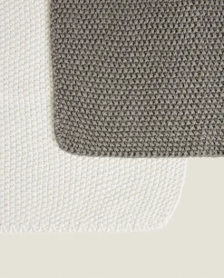 ZARA Home Chunky Knit Kitchen Towel (Pack Of 2)