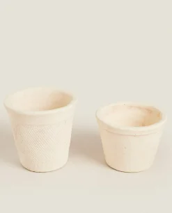 ZARA Home Clay Flowerpot