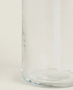 ZARA Home Clear Glass Soap Dispenser