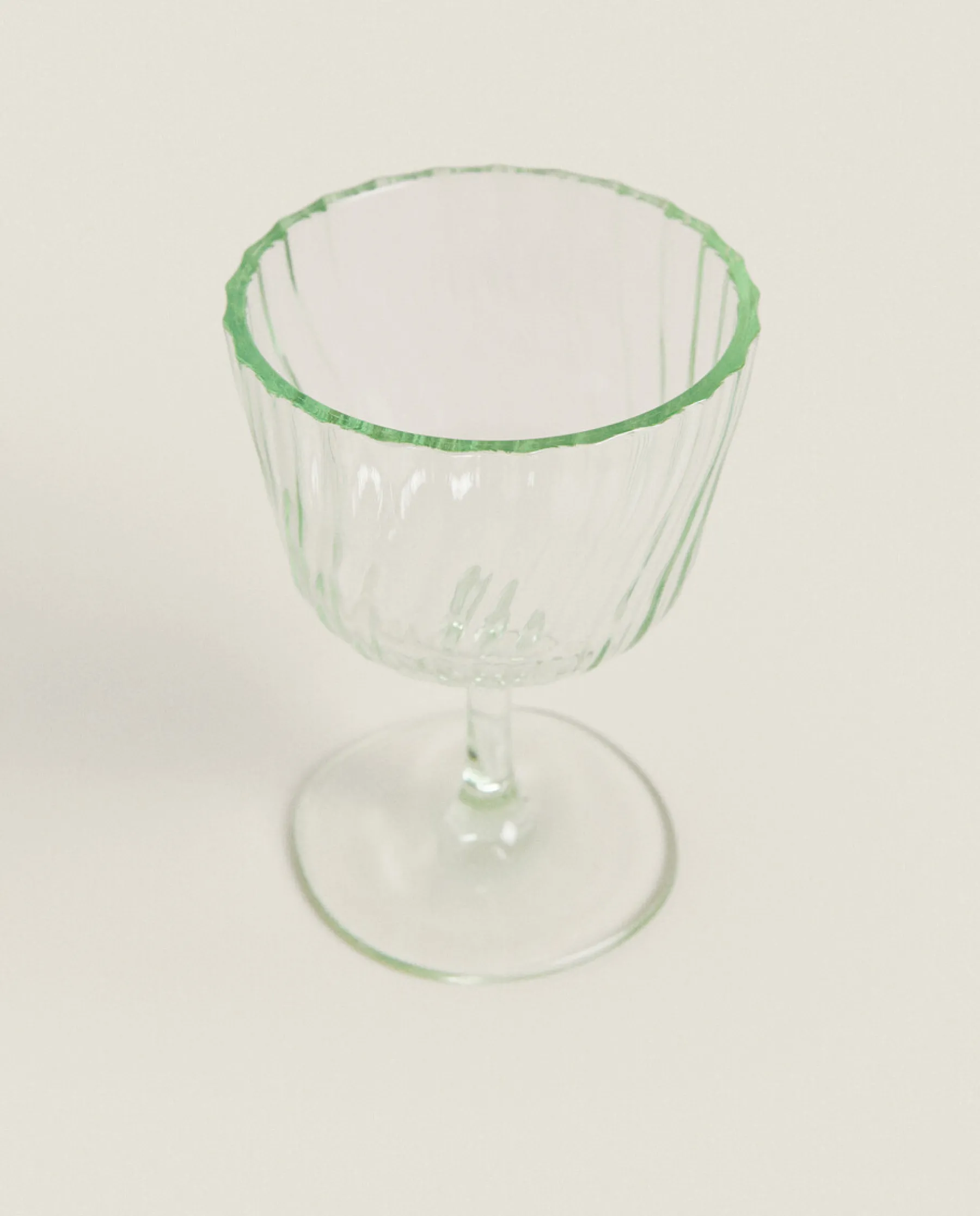 ZARA Home Colored Glass With Lines