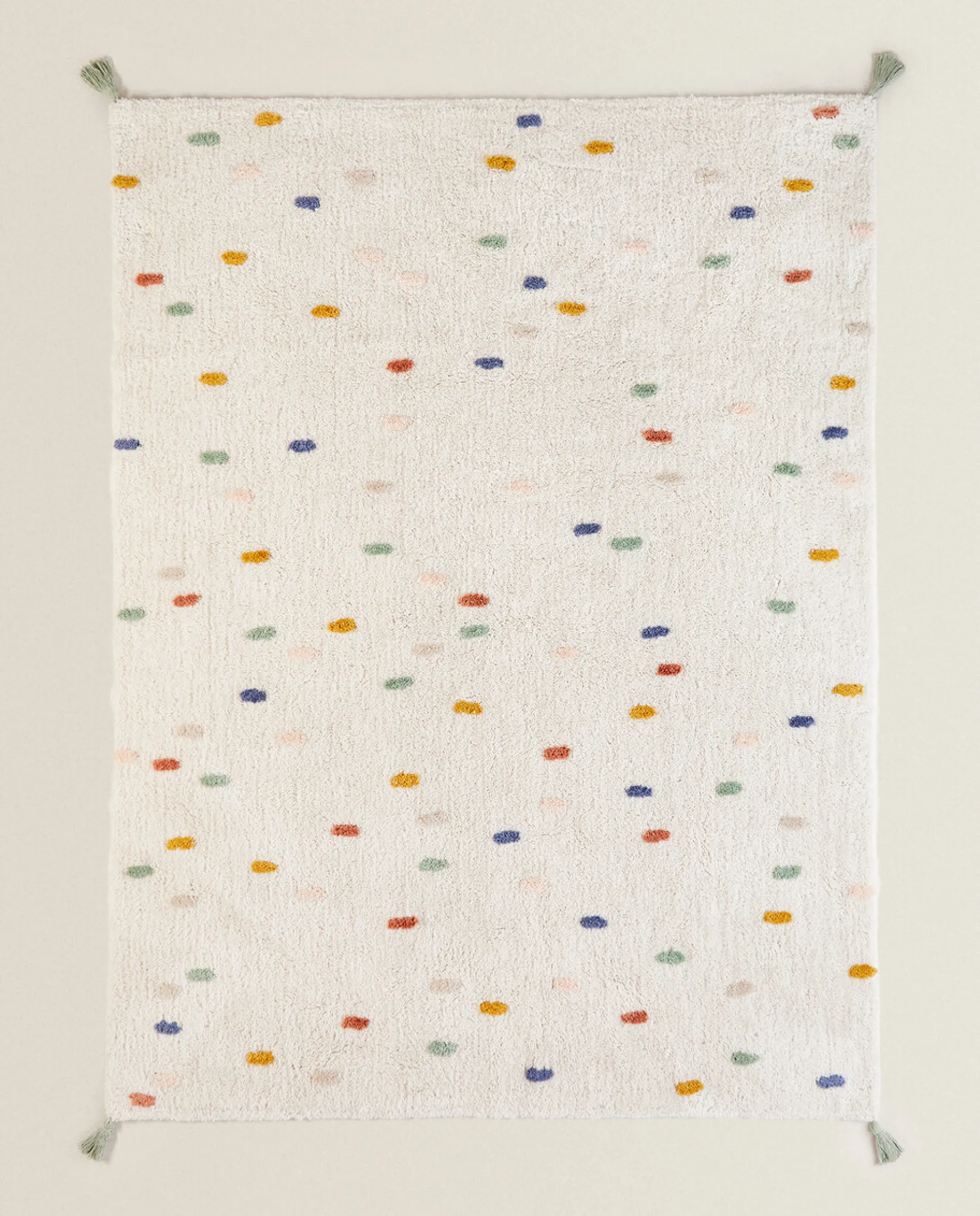 ZARA Home Colored Polka Dot Rug