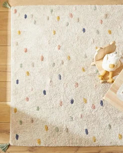 ZARA Home Colored Polka Dot Rug