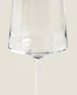 ZARA Home Conical Crystalline Flute Glass
