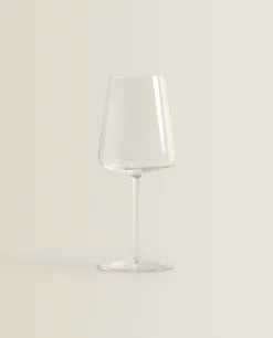 ZARA Home Conical Crystalline Wine Glass