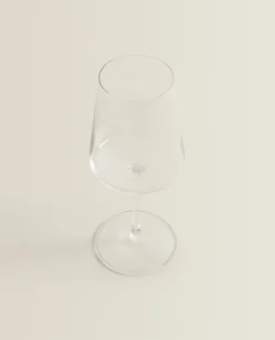 ZARA Home Conical Crystalline Wine Glass